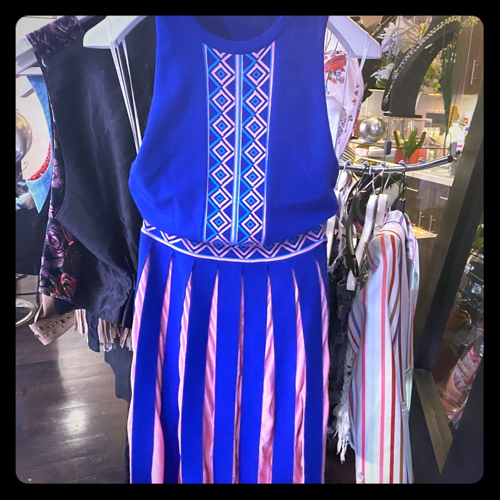 NWT-  Versace pleated dress